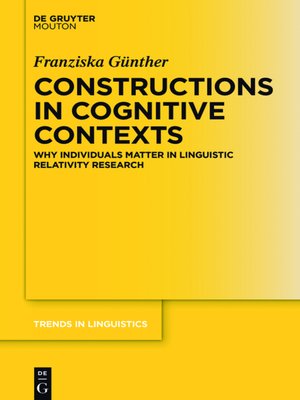 cover image of Constructions in Cognitive Contexts